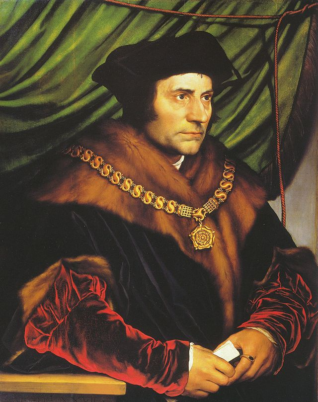 Portrait of Sir Thomas More, by Hans Holbein the Younger, 1527